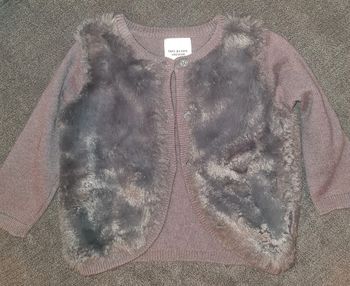 Gilet bi-matière tape à l'œil