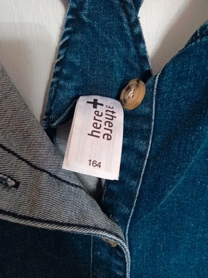 Robe en jean style salopette - C&A - 14 ans - photo numéro 4