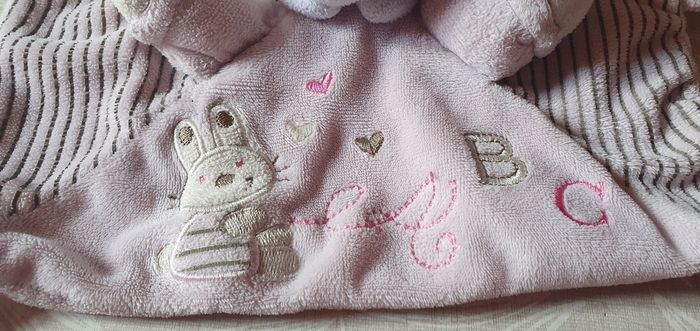 Doudou lapin rose - photo numéro 3