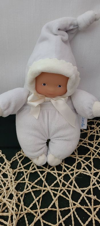 Doudou poupon bébé bleu COROLLE 2003