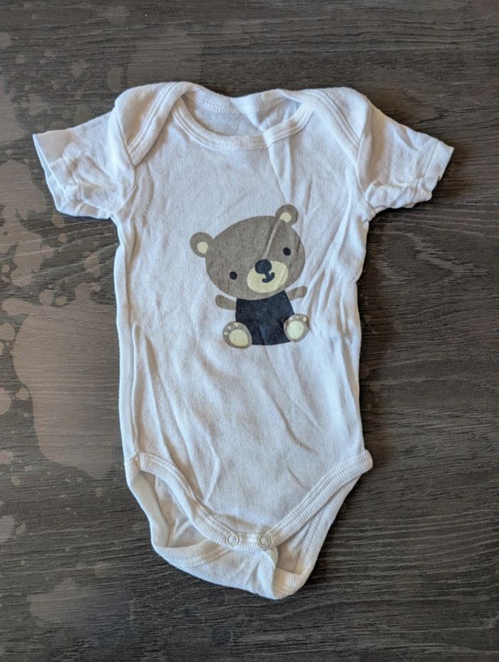 Body manches courtes ourson