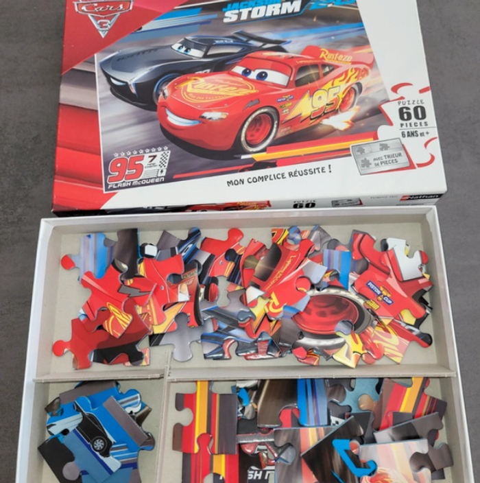 Puzzle cars Nathan 60 pièces - photo numéro 2
