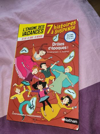 L enigme des vacances 7 histoires à suspense