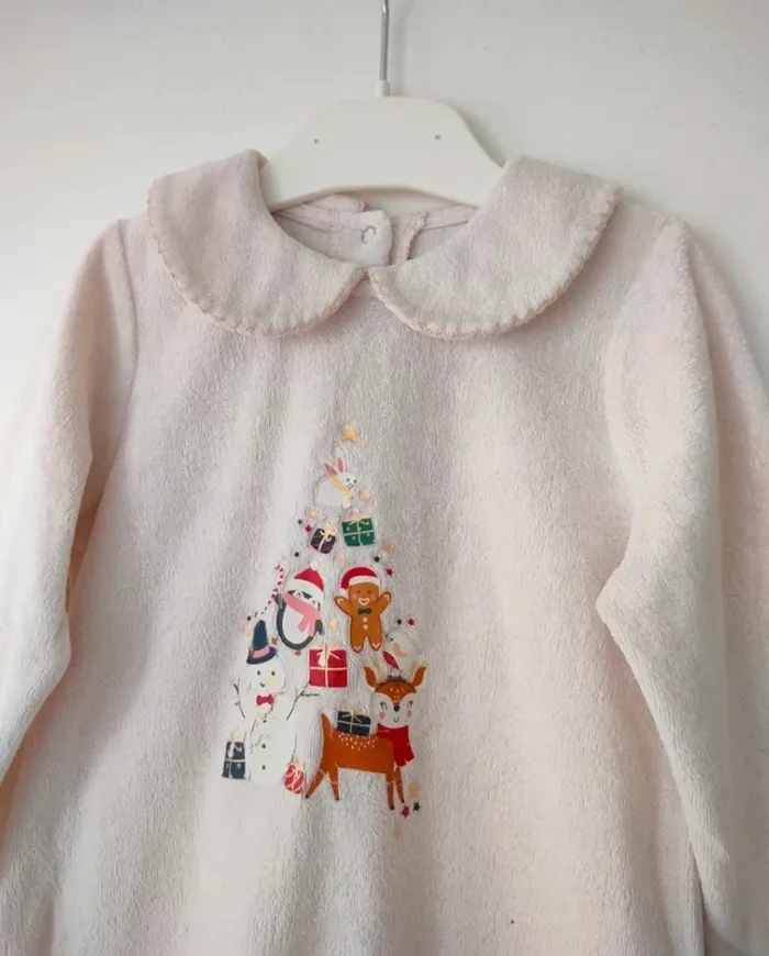 (c) pyjama rose Noël Verbaudet 2ans - photo numéro 4
