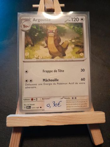 Carte Pokémon Argouste 177/197