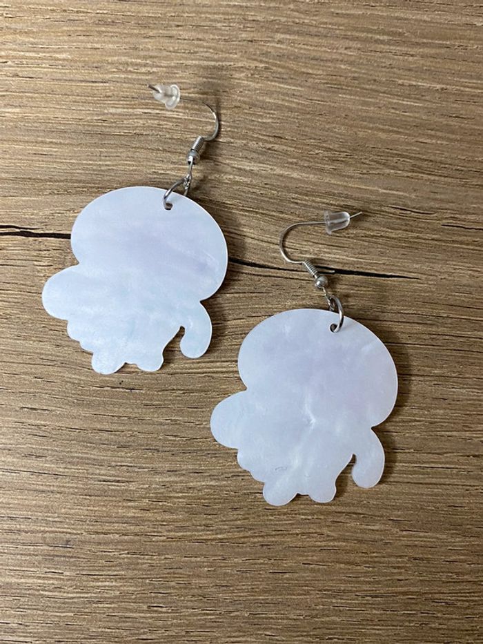 Paire de boucles d oreilles méduse tendance - photo numéro 4