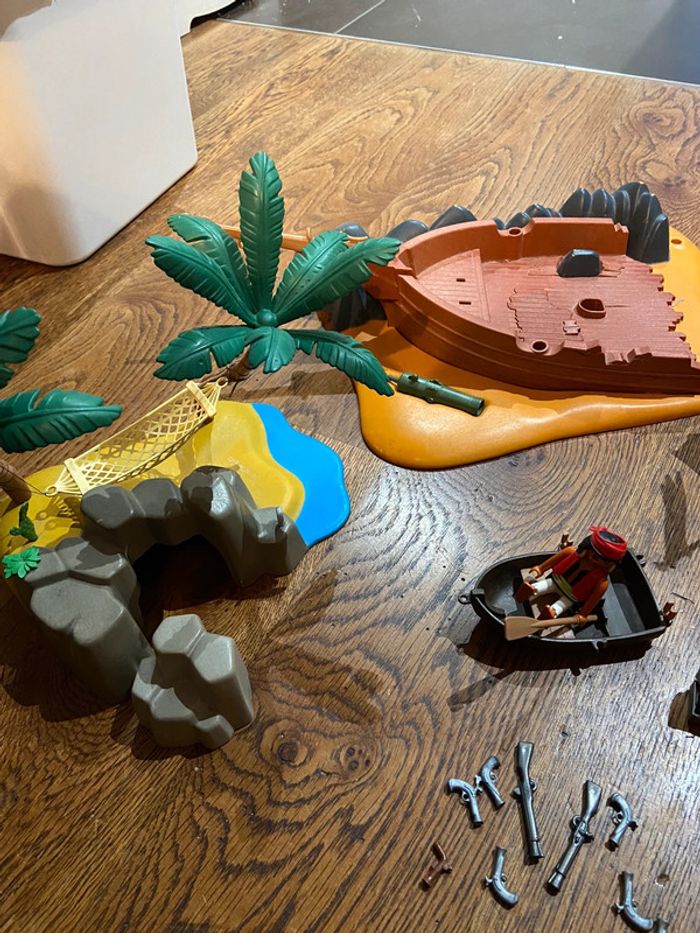 Playmobil pirate bateau île aux trésor - photo numéro 5