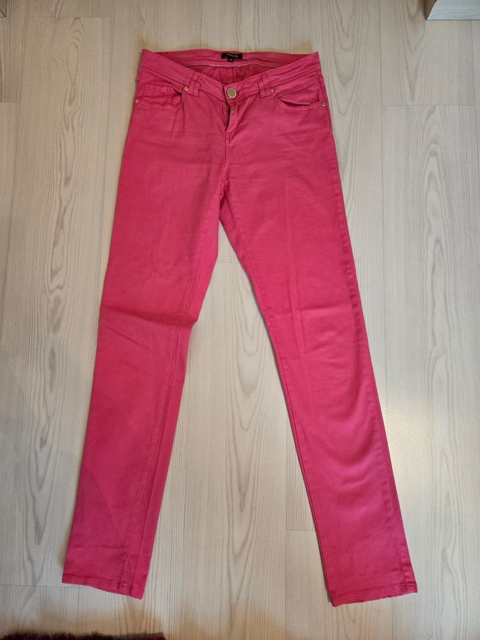 Pantalon jean rose Morgan