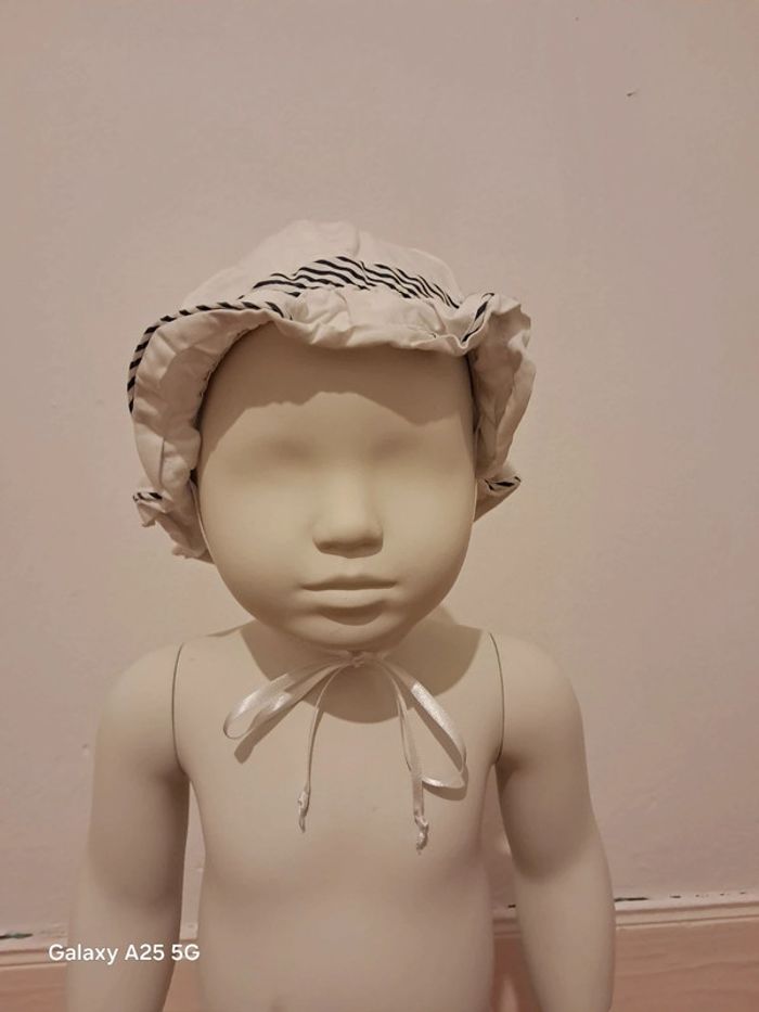 Chapeau blanc Taille 48 - photo numéro 2