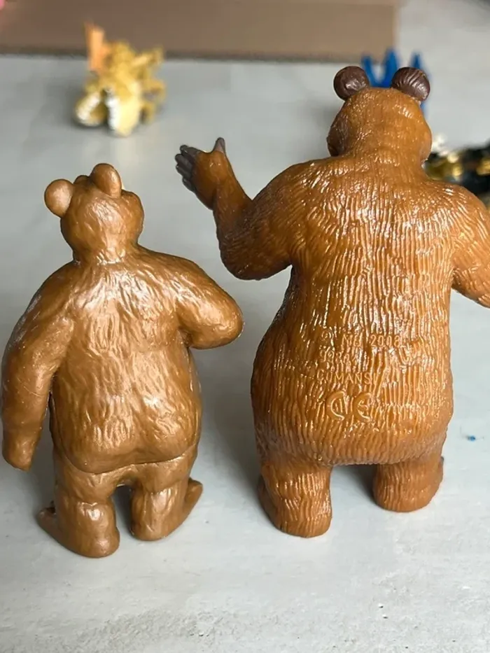Lot de deux ours Masha et Michka - photo numéro 5