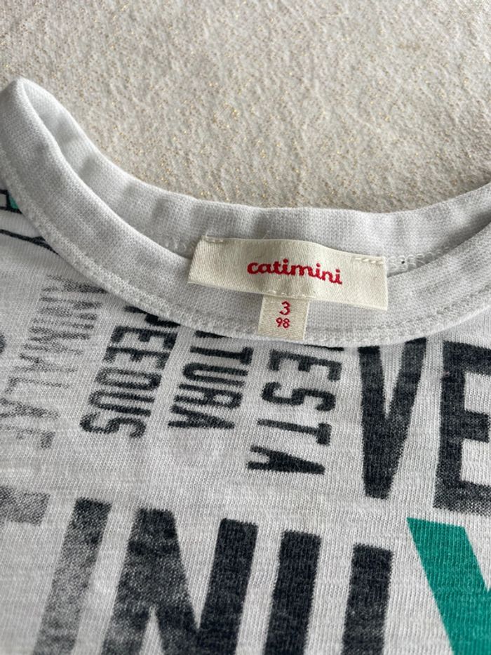 T-shirt catimini, trois ans, neuf - photo numéro 5