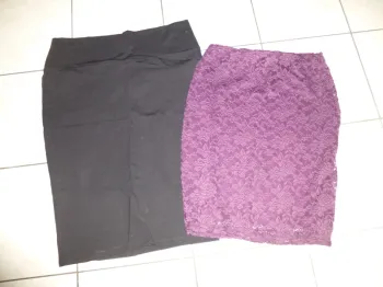 impeccable lot de 2 jupes M&S mode, GEMO taille 46