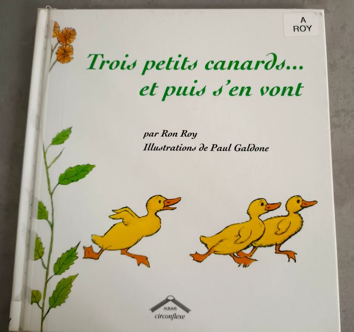 Livre trois petits canards et puis s'en vont