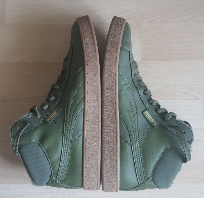 Baskets Puma 1948, vert kaki, fourrées, pointure: 45 - photo numéro 4