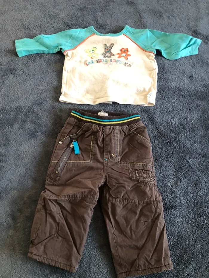 Lot vêtements bébé garçon 9 mois - photo numéro 5