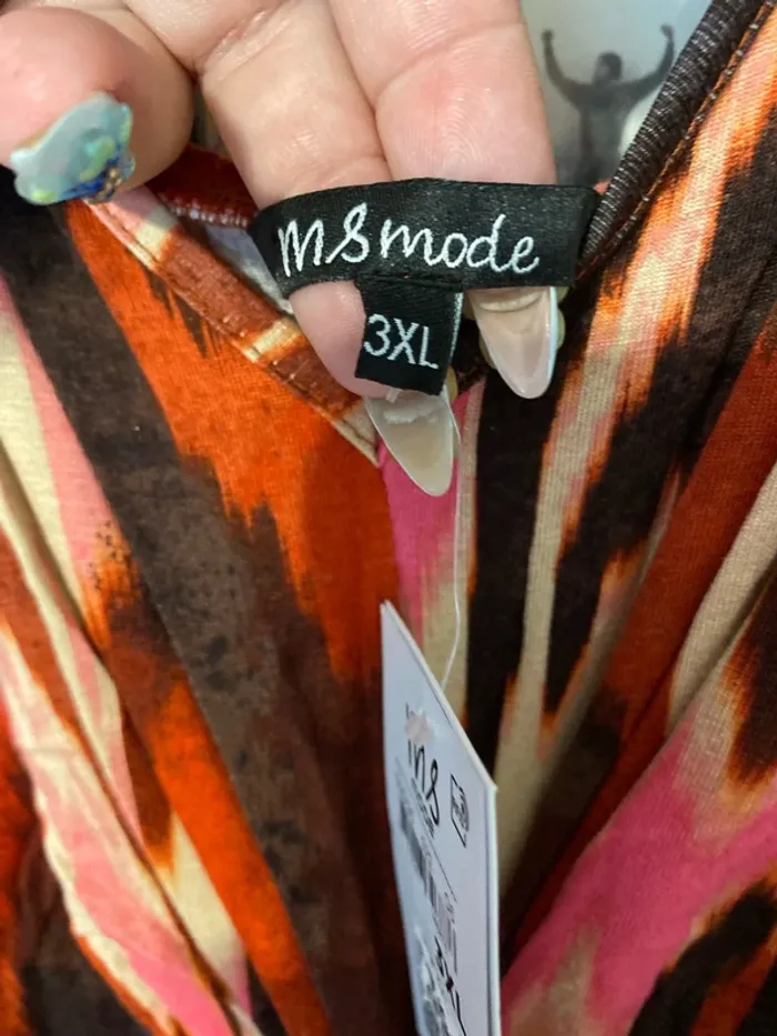 superbe robe longue été rose M&S mode 2XL = 52 ou 3XL = 54 neuve - photo numéro 3
