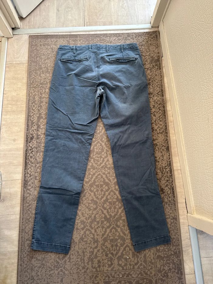Chinos bleu délavé Cap – W36 L34 – Bon état - photo numéro 9