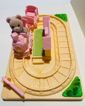 Sylvanian petit train et sa gare