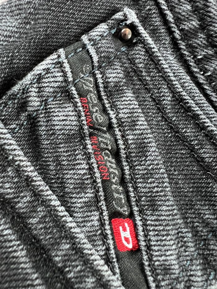 Jean slim Diesel effet délavé noir – Taille XS - photo numéro 17