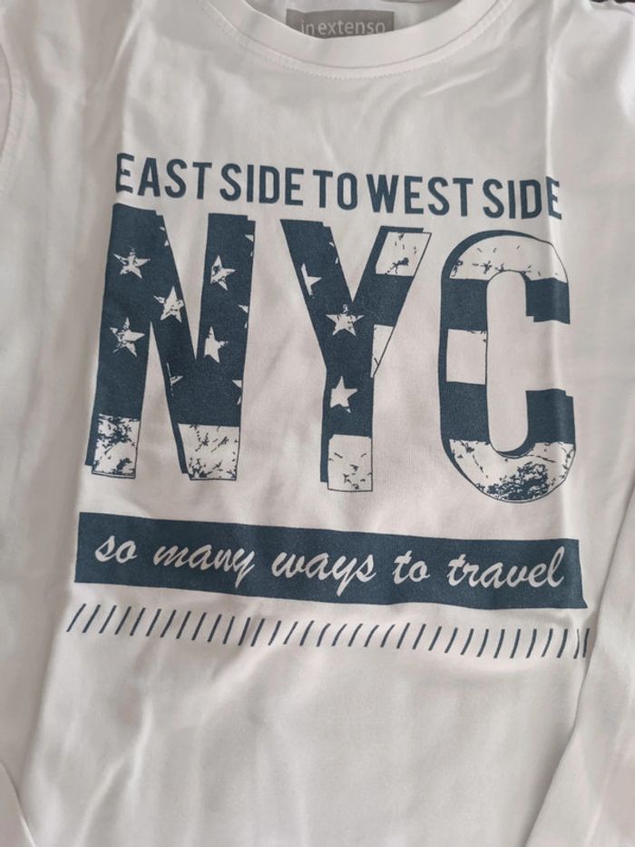 Tee shirt manches longues in extenso 10 ans - photo numéro 2