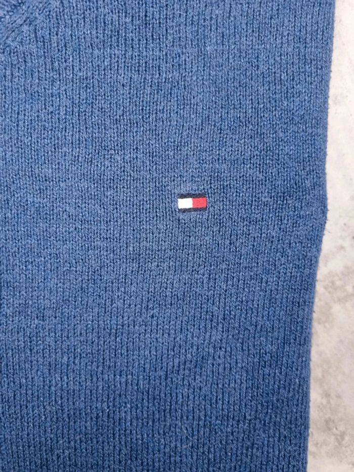 Pull col V Tommy Hilfiger bleu, M Hommes - photo numéro 5