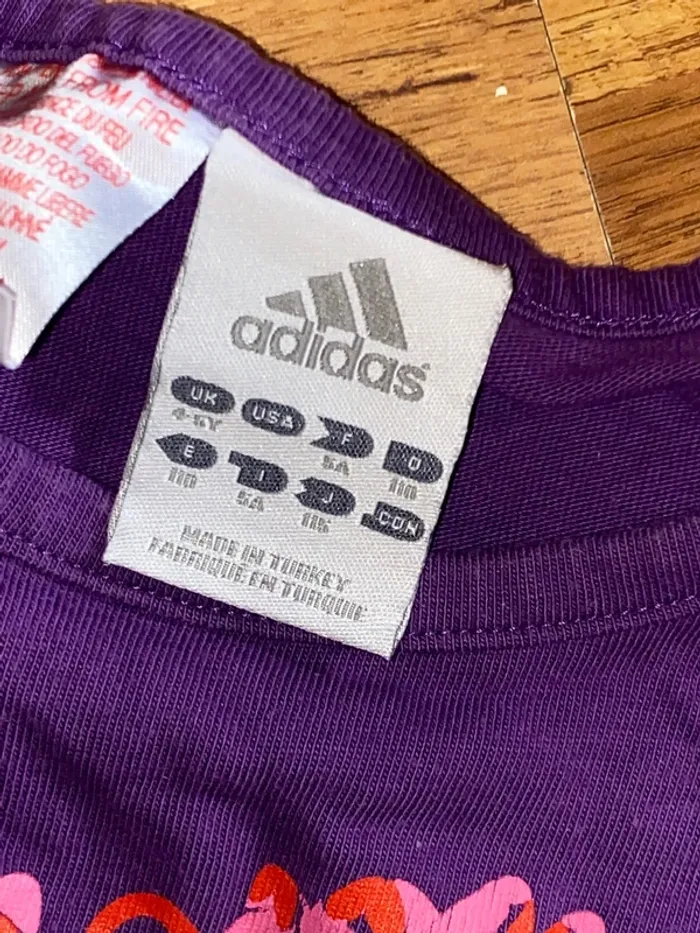 T shirt adidas violet - photo numéro 6