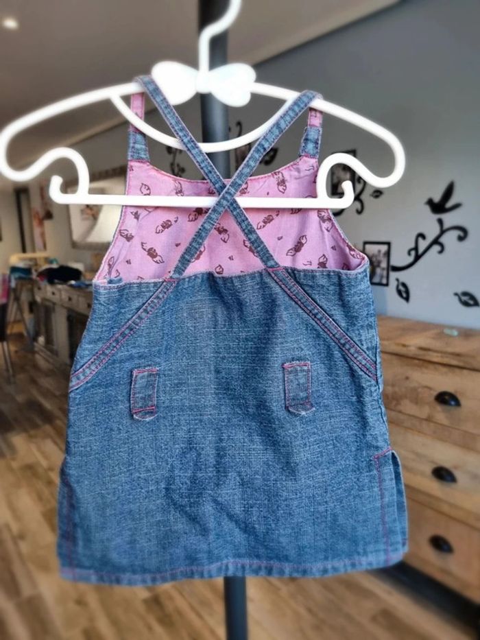 Robe en jeans 18 mois adelio fille - photo numéro 2