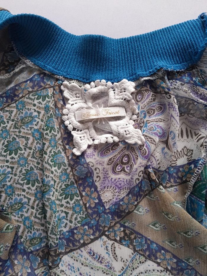 Veste voile zippée classic tricot vintage - photo numéro 3