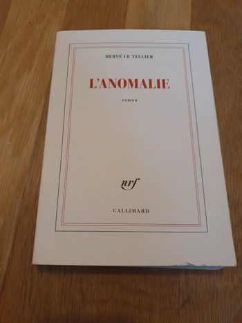 Livre l'anomalie