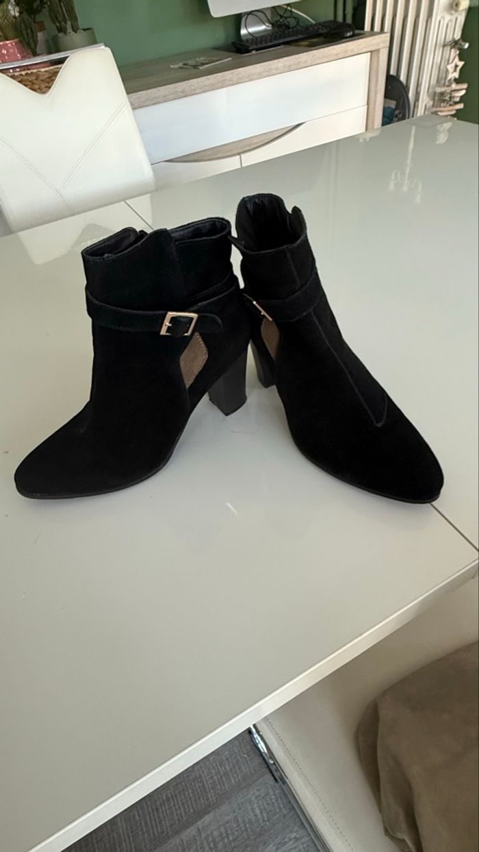 Bottines cuir