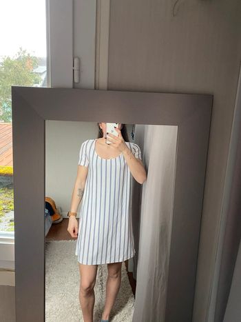 Robe rayée mango