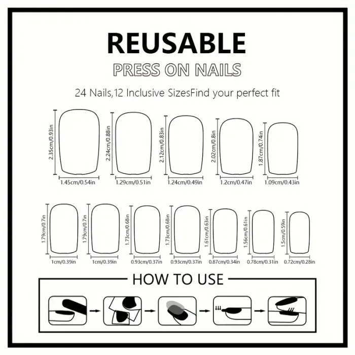 🧡 Faux ongles Press-On Automne Enchanté – 24 pièces pour un look cosy & ensorcelant 🍂 - photo numéro 2