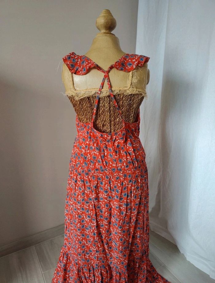 Robe longue rouge