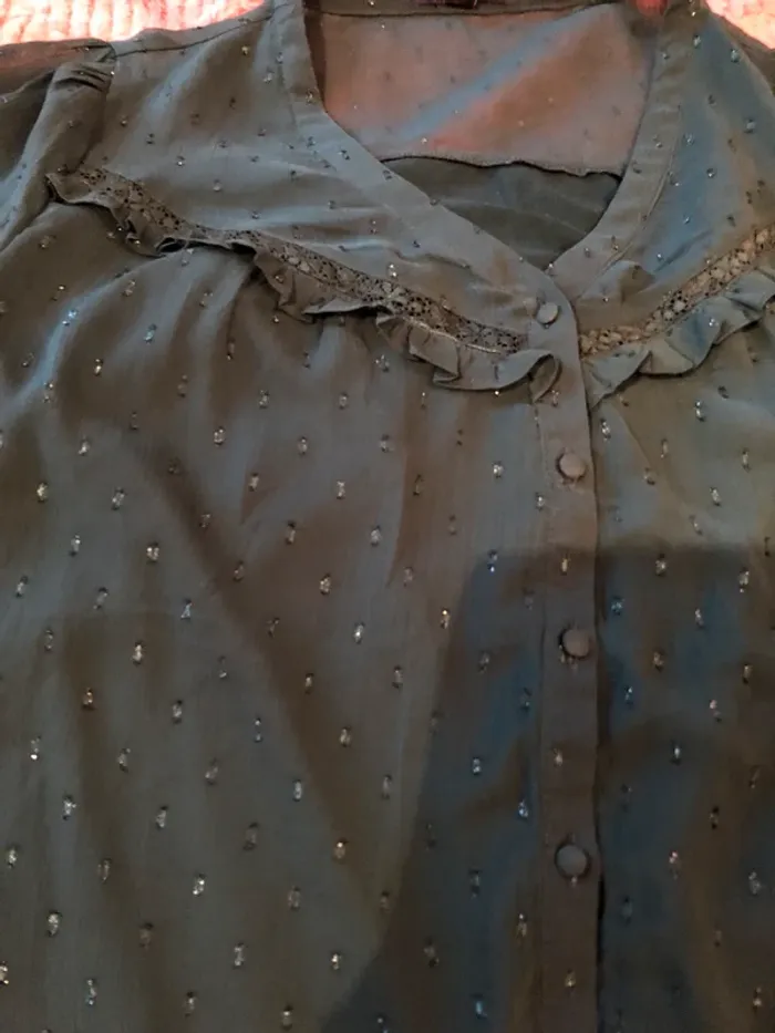 Blouse verte - photo numéro 6