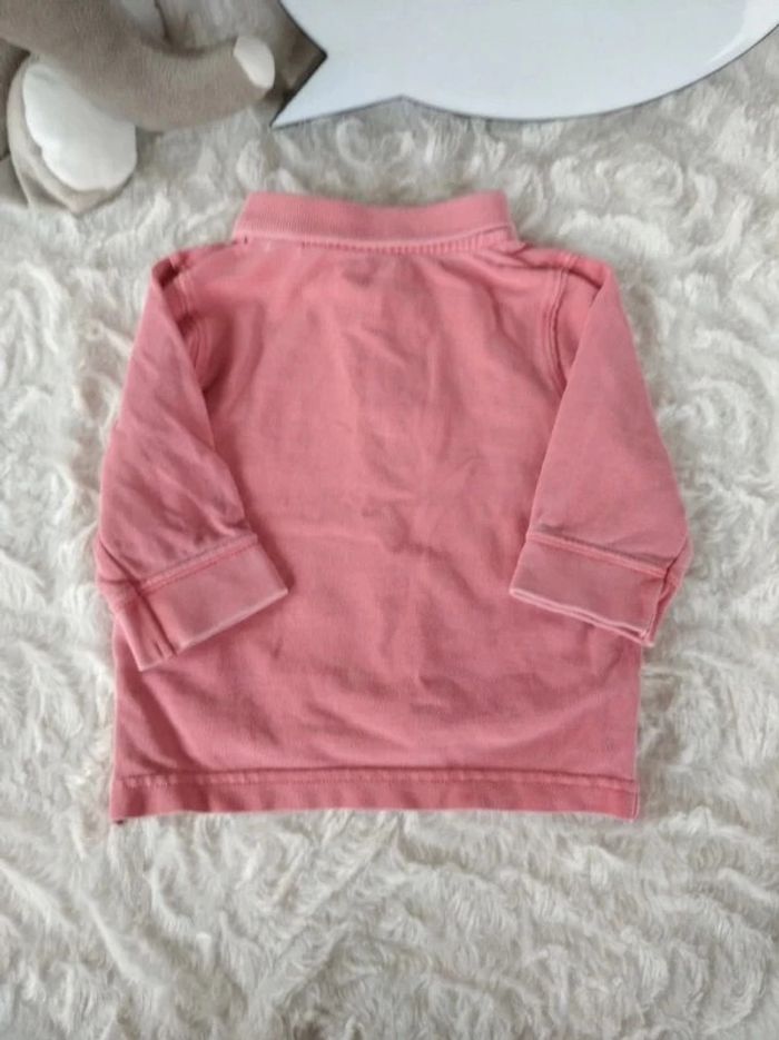 Polo manches longues Garçon 6 mois Obaïbi 100% coton - photo numéro 9