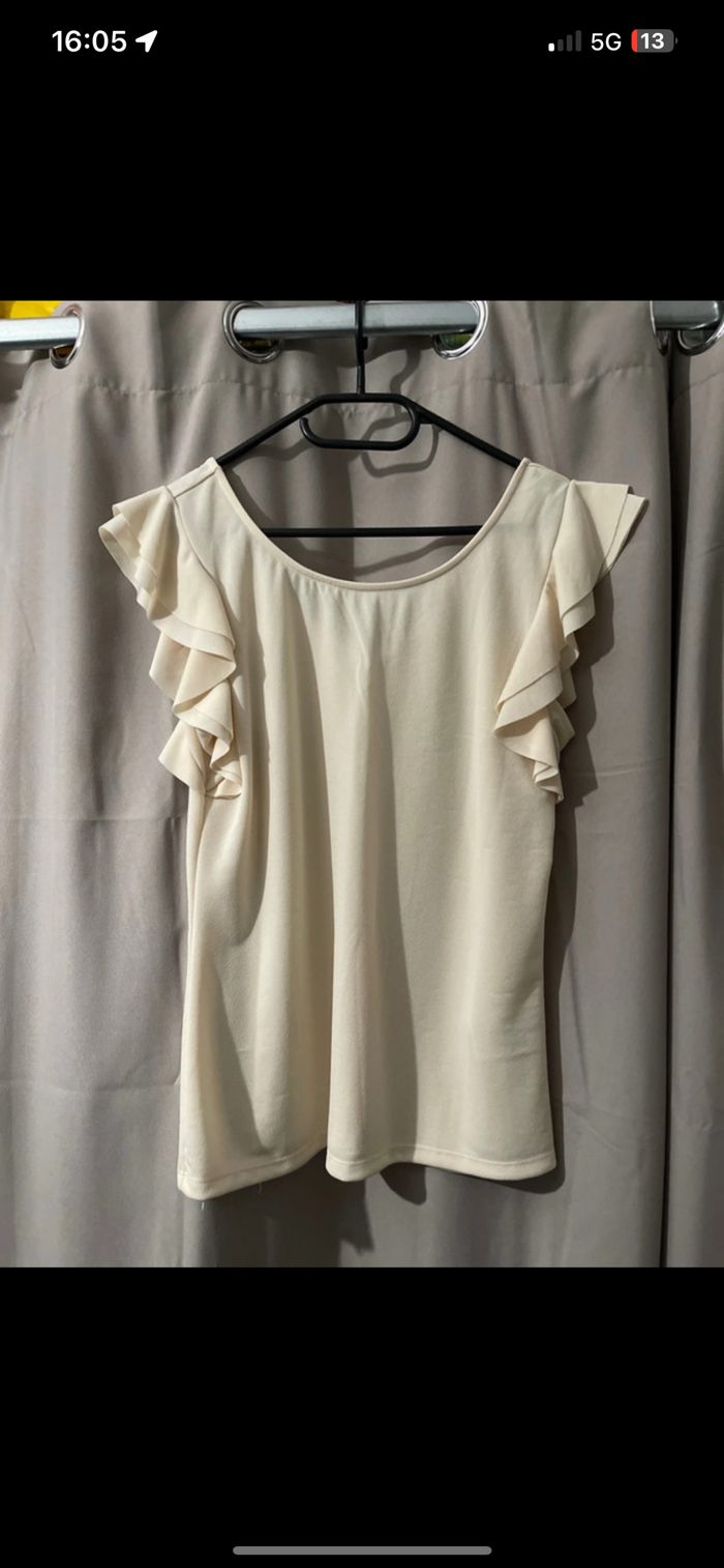 TEE shirt femme beige