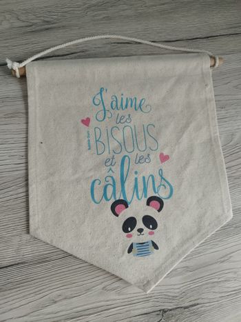 Bannière fanion pour décorer une chambre