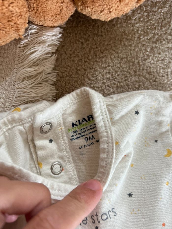 Pyjama une pièce mixte étoile et lune Kiabi - photo numéro 3