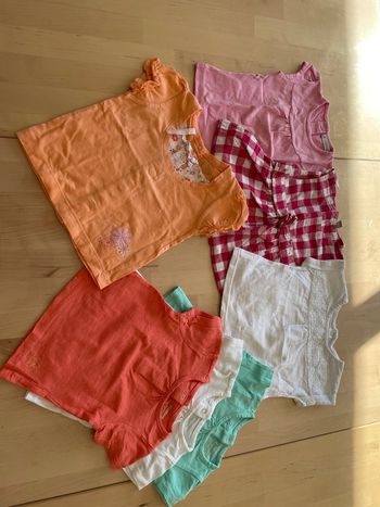Lot de 7 tee shirt fille 6 mois orchestra obaibi