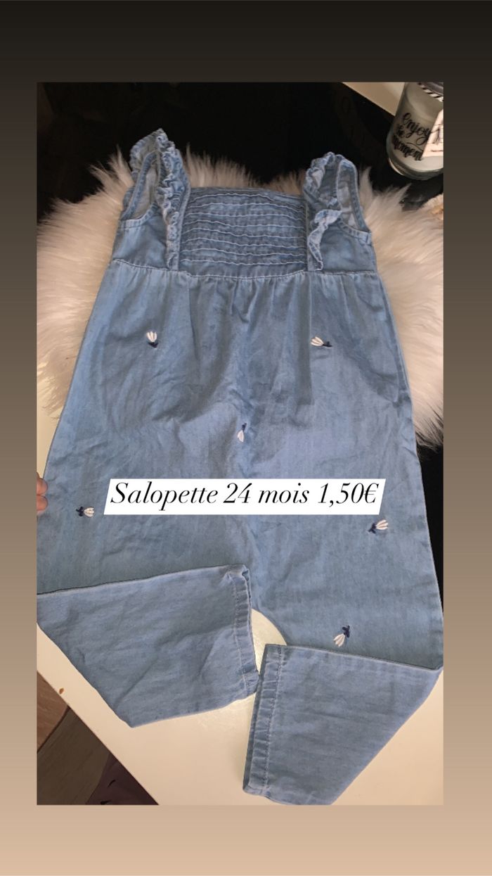 Salopette fille