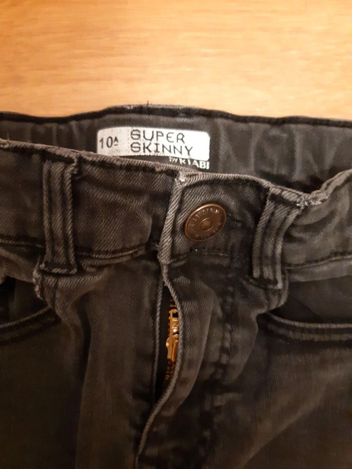 Jeans garçons super skinny taille 10 ans - photo numéro 3