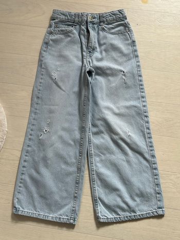 Jeans large legg clair « Kiabi » fille