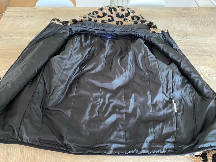 Veste/manteau sherpa léopard - photo numéro 3