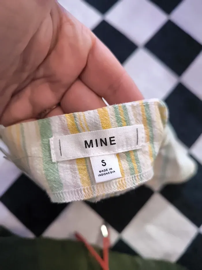Débardeur rayé pastel MINE – Taille S – 100% coton – Neuf avec étiquette - photo numéro 4