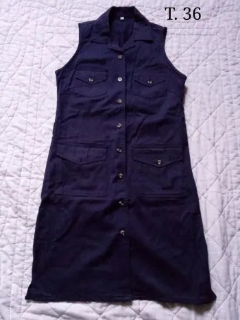 Robe bleue marine