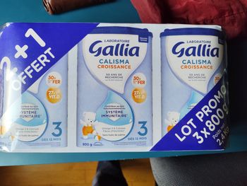 Lait gallia 3eme age