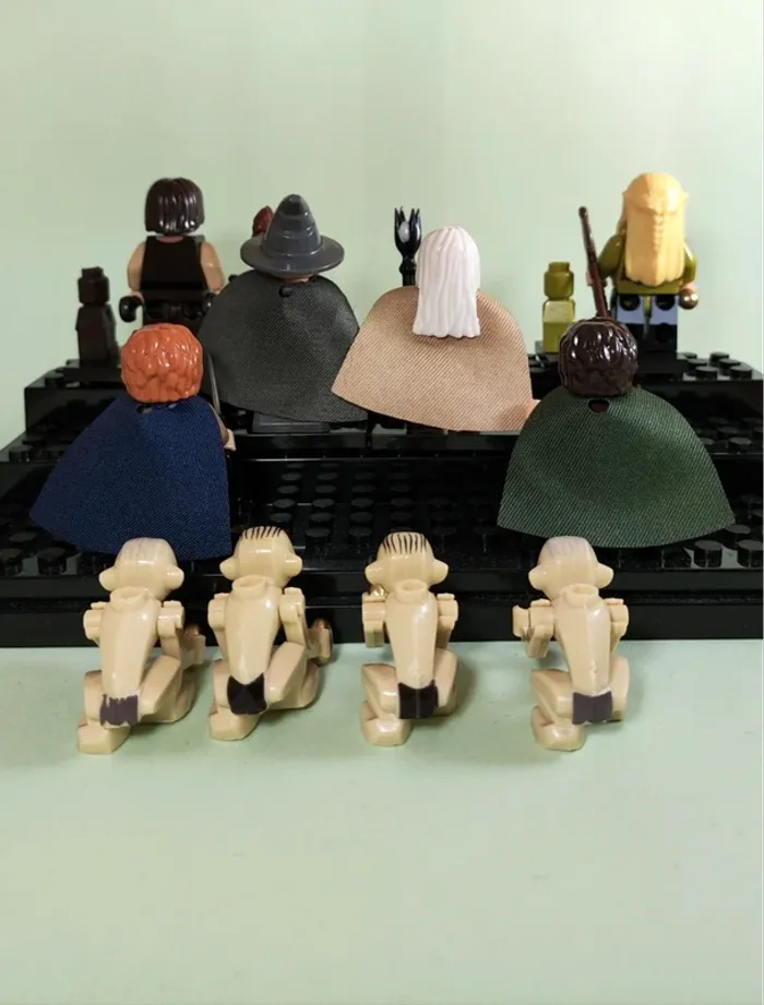 Le seigneur des anneaux - lot de 6 personnages principaux au format Lego - photo numéro 2