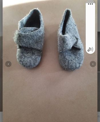 Chaussons gris