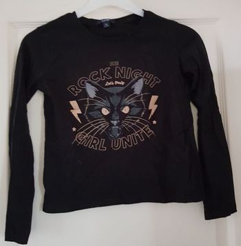 MAILLOT NOIR manches longues