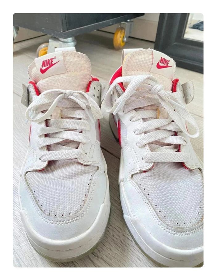 NIKE dunk low disrupt gym red - photo numéro 5